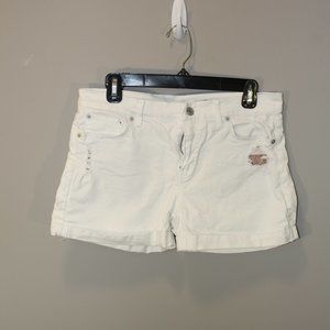 Gap White Shorts - 25